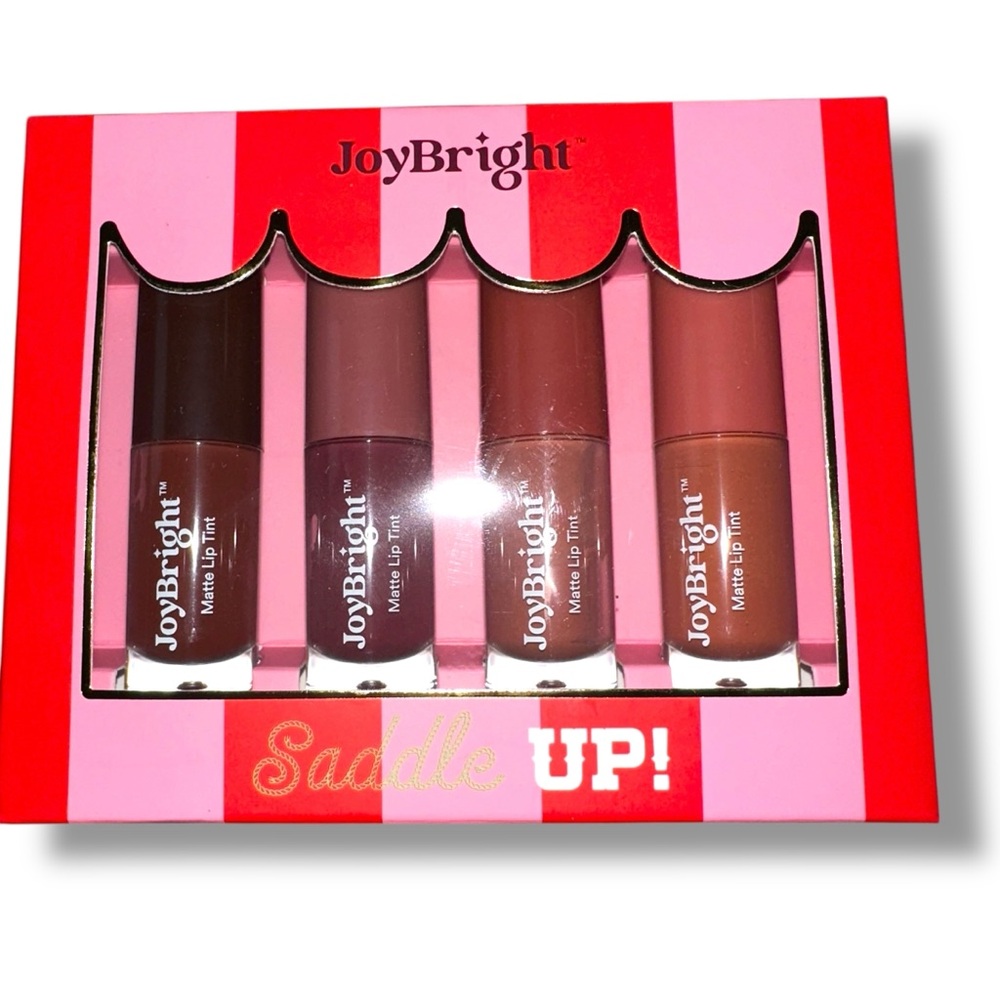 JOY BRIGHT ULTA Saddle Up Matte Lip Tint Set 4 Pcs Great Shades
